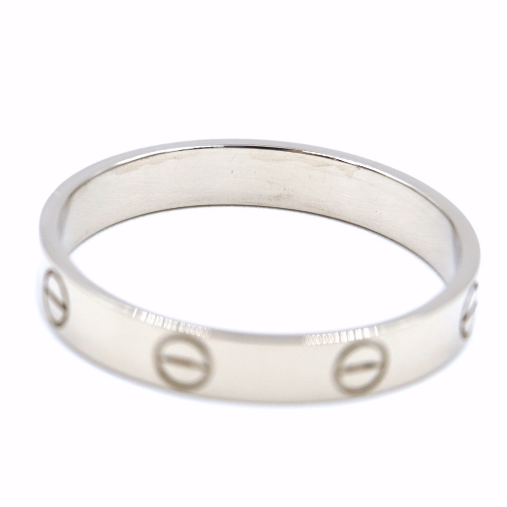 White Gold 18k 750 Size 3.5mm Wide Size 62 10.25 - Picture 4 of 8